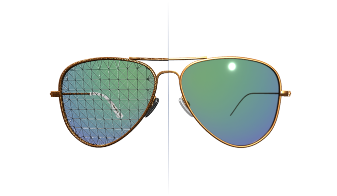 Digital frames mesh