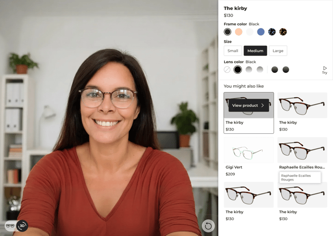 carousel product view