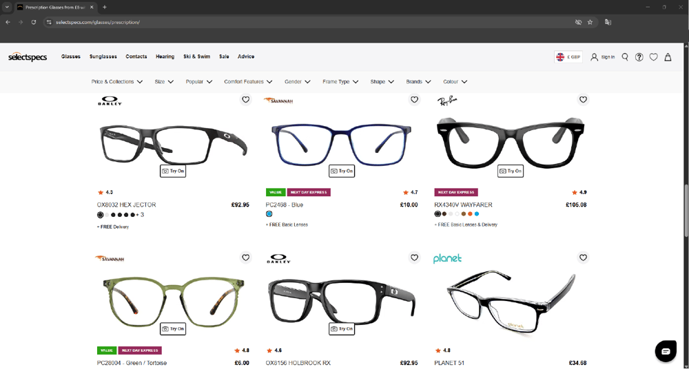 selectspecs-website