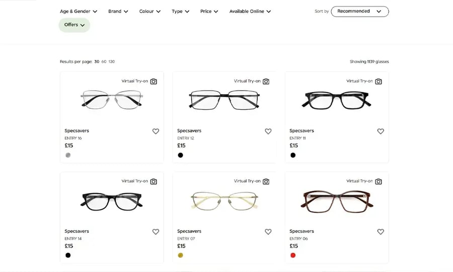 specsavers-virtual-try-on-glasses-catalog