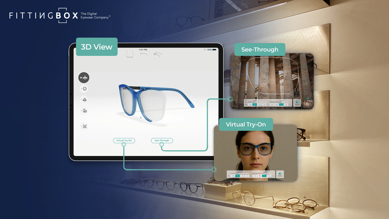 Fittingbox Unveils Optical Fit Pro for an Immersive Instore Lens Choice